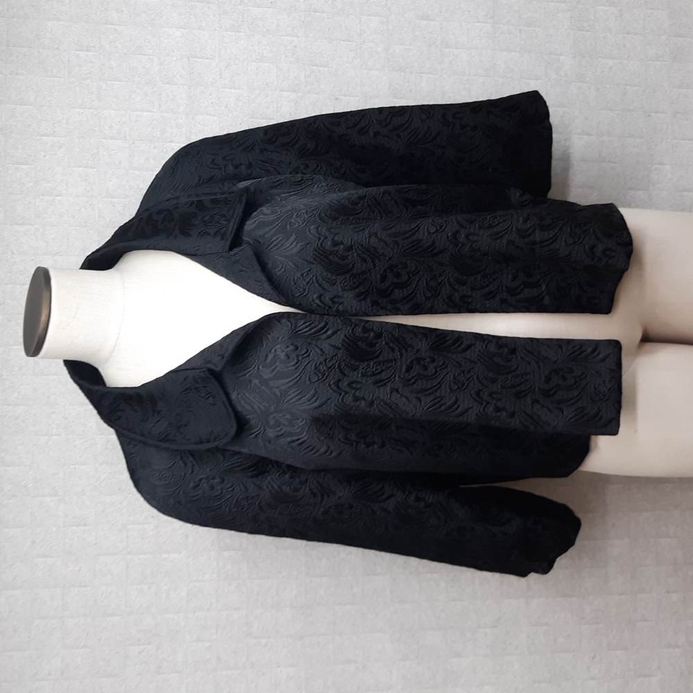 Elementz Black Open Front Jacket
